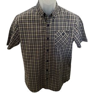 O’NEILL Blue Plaid Button Down Collared Shirt Men S Small Classic Fit